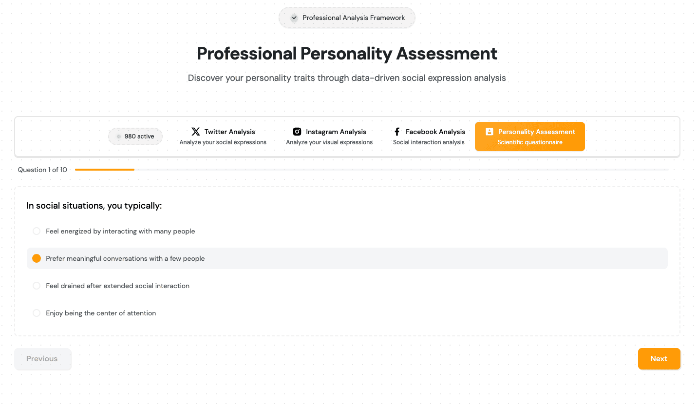 Personality Test